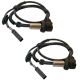 2 x Front Left & RIGHT Hand ABS Wheel Speed Sensors Driver & Passenger Side