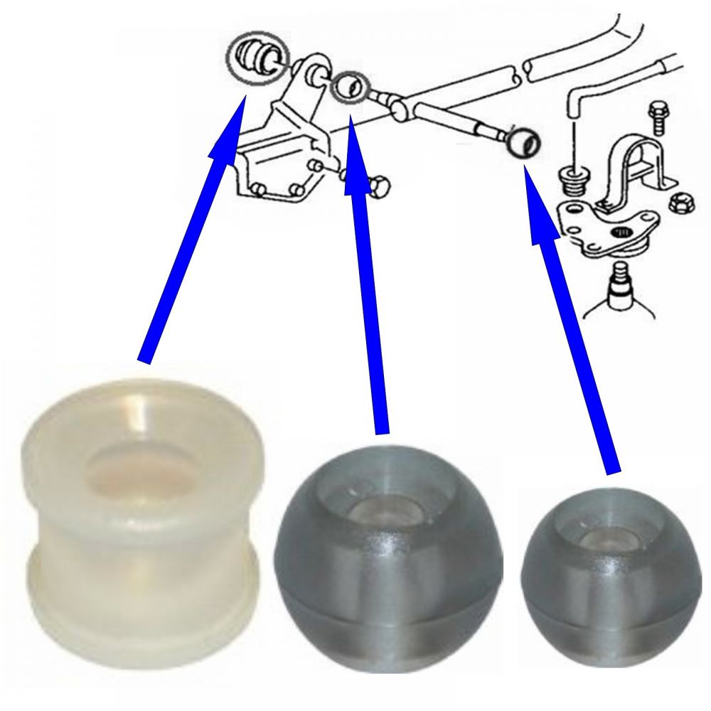 Buy Gear Repair Bush Kit 3pc Set for VW 701711166 & 015311544